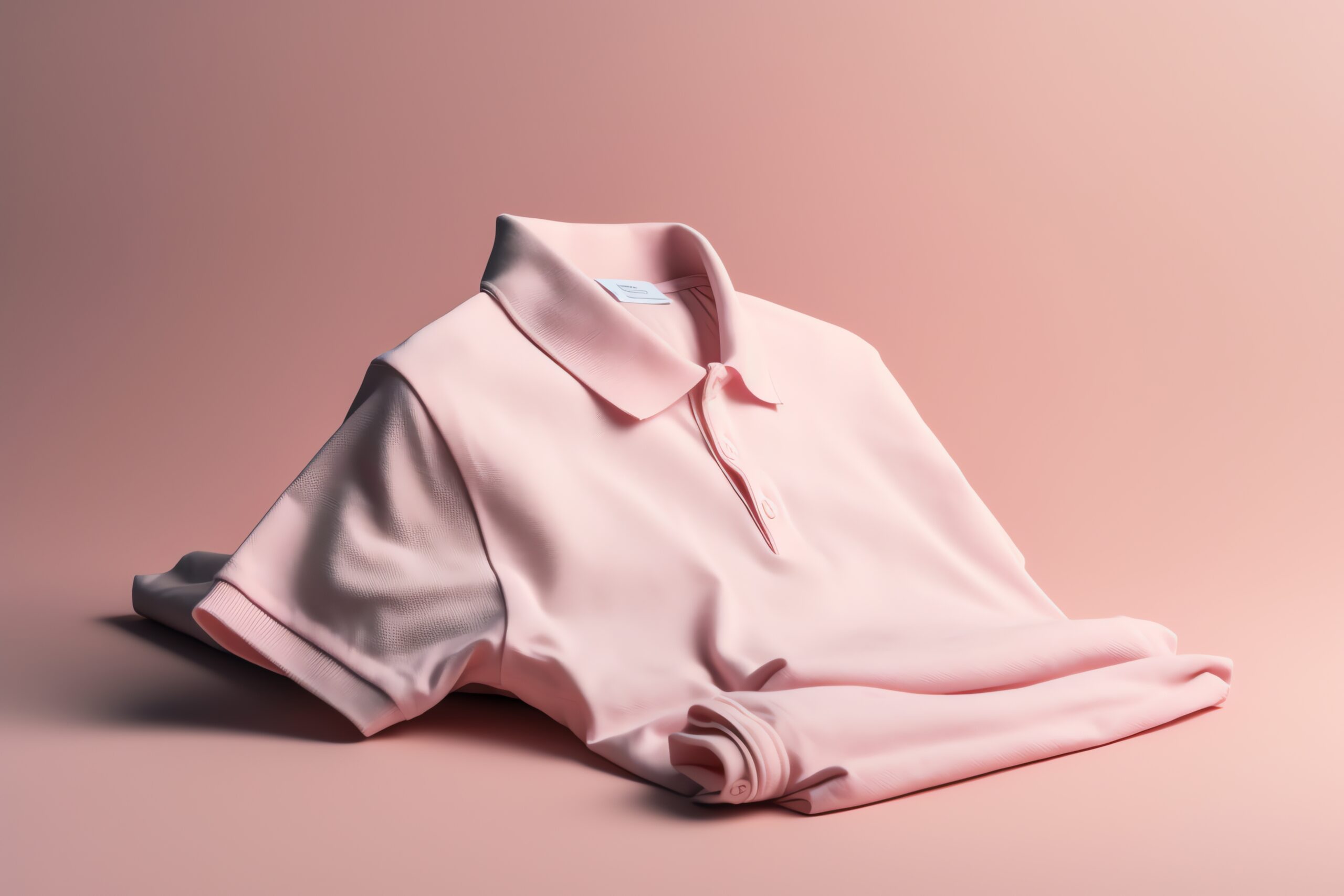 two-pink-shirts-pink-background